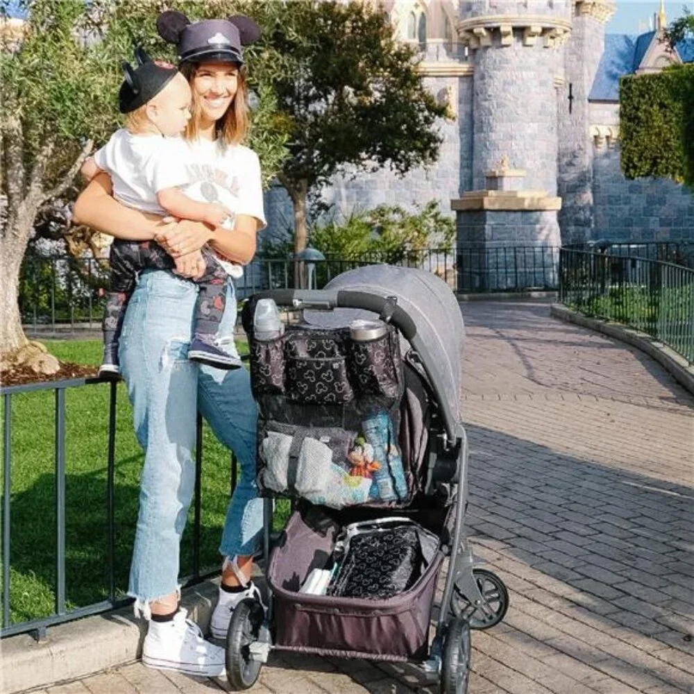 Disney Baby Stroller Organizer Bag Cups N Cargo Universal Fit Travel Cup Holder